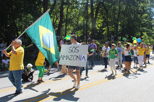 Parade of Flags at 2019 Cleveland One World Day - Brazil